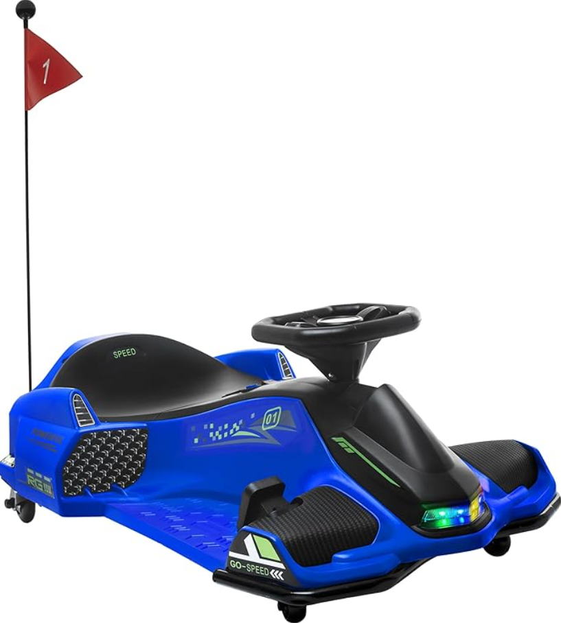 KidRacer 360 Premium – kart eléctrico de drift 360º para niños