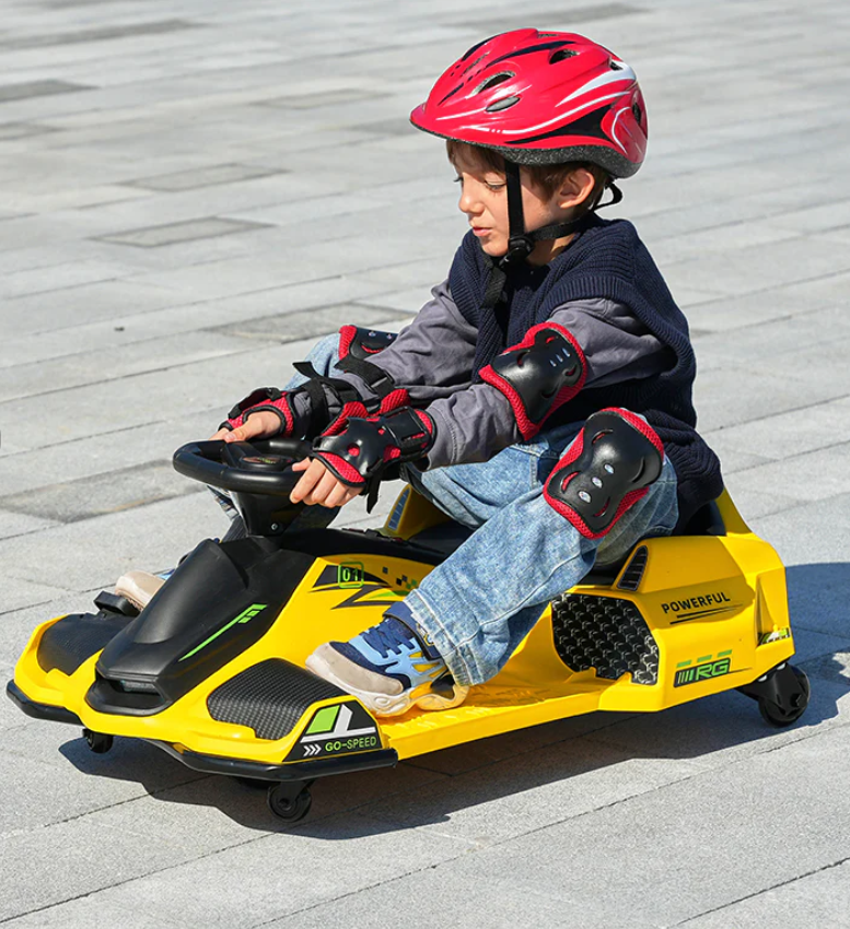 KidRacer 360 Premium – kart eléctrico de drift 360º para niños